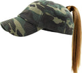Classic Plain Ponytail Messy High Bun Headwear Adjustable Cotton Trucker Mesh Glitter Hat Baseball Cap