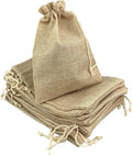 Palmhomee Pack of 25 Burlap Gift Bags by Palmhomee