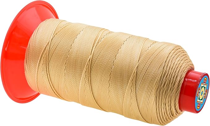 Mandala Crafts Bonded Nylon Thread Tan Heavy Duty Sewing Threads - Image 2