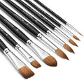 Watercolor Brushes Professional, Fuumuui 8Pcs Sable Paint Brush Set Variety by FUUMUUI