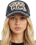 Funky Junque Distressed Vintage Baseball Cap - Embroidered Patch Women's Hat - Holiday, Lifestyle & Patriotic Designs