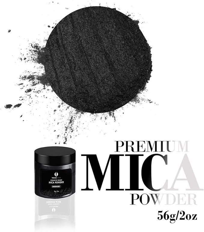 Shadow Grey Mica Powder for Epoxy Resin 56g / 2oz. Jar - Image 2