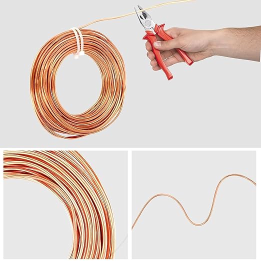 14 Gauge/1.6mm 79 Feet 1 Pound 99.9% Dead Soft Copper Wire - Image 4