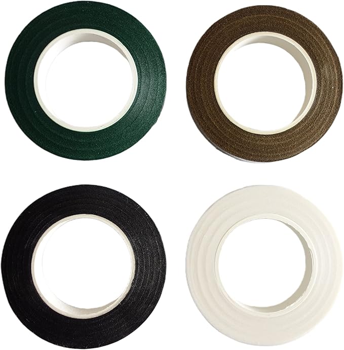 Transun Moo 4 Rolls 1/2 Inch Floral Tapes Florist Wraps by Unknown