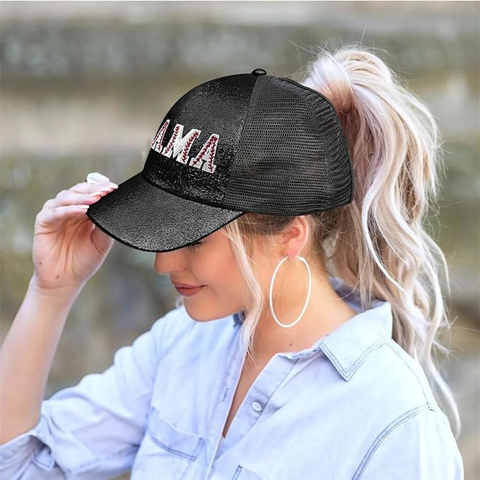 Mama Trucker Hat Mothers Day Birthday Gifts for Mother Mom Mama Embroidered Adjustable Washable Baseball Cap