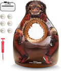GoSports Inflataman Baseball Toss Challenge - Inflatable Catcher Strike Zone Pitching Game