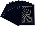 Pack of TEN 8x10 Mats Bevel Cut by Poster+Palooza