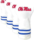 Team Golf NCAA White Vintage Driver Golf Club Headcover, Form Fitting Design, Retro Design