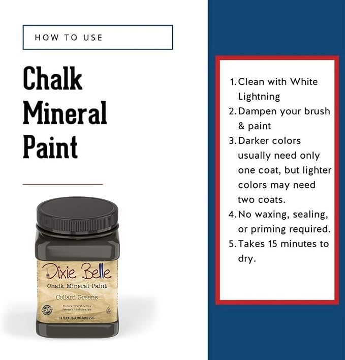 Dixie Belle Paint Company Chalk Finish Furniture Paint - Image 3