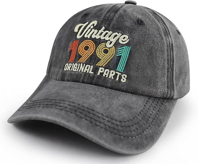 90th 80th 70th 60th 50th 40th 30th Birthday Gifts for Women Men, Vintage 1936 1946 1956 1966 1976 1986 1996 Hat