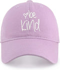 CHOK.LIDS Be Kind Trendy Womens Baseball Cap Unisex Fashion Cotton Polo Style Fun Inspirational Saying Seasonal Headwear
