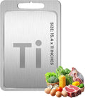 Titanium Cutting Board with Juice Groove-Pure Titanium Cutting Boards by Unknown