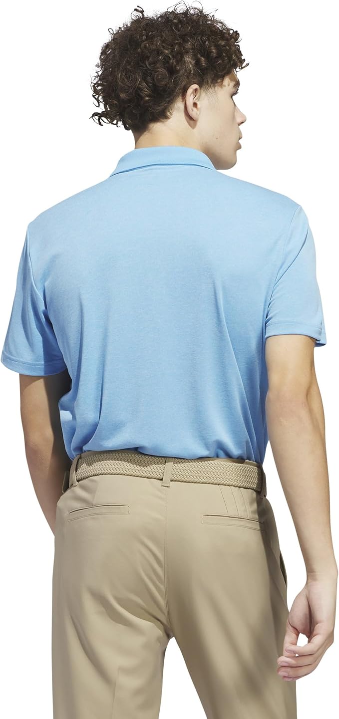 adidas Men's Performance Heathered Polo Shirt