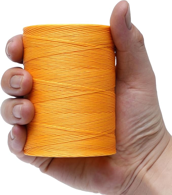 Waxed Thread, 852Yards 150D 0.8mm Flat Polyester Wax Thread - Image 3