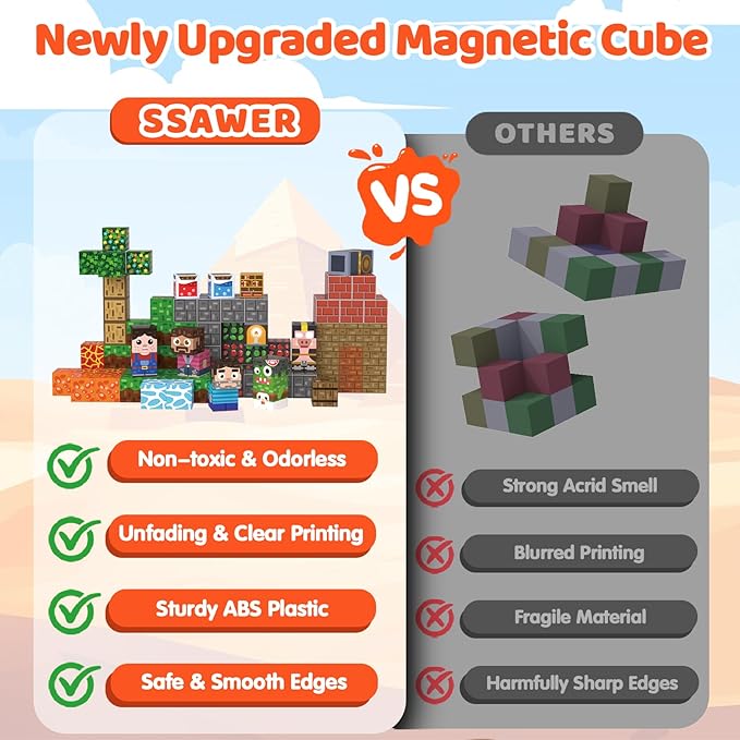 Magnetic Blocks, Stacking Magnets - Image 4