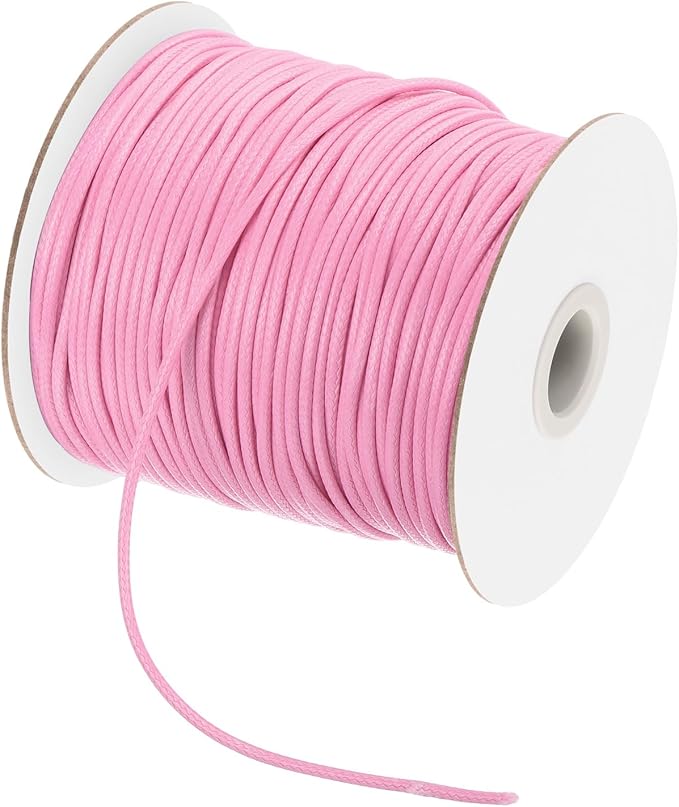 MECCANIXITY Waxed Cord 2mm Waxed Polyester Cord 98 Yard Wax String by MECCANIXITY