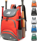Baseball Bag - Lightweight Softball & T-Ball Backpack with Shoe Compartment for Equipment & Gear
