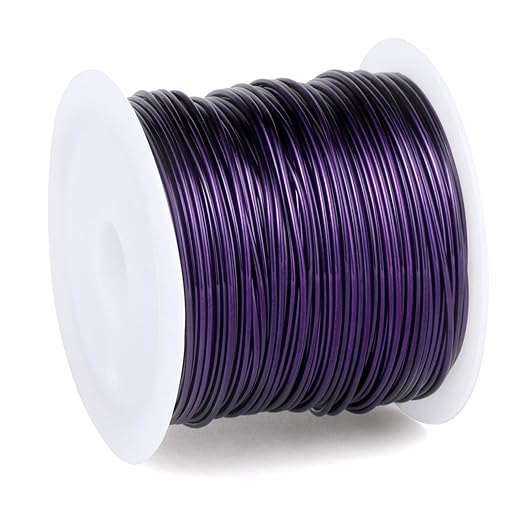 49FT Jewelry Wire 18 Gauge Tarnish-Resistant Copper Beading Wires Roll Bulk by Cadikez