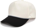 Funky Junque Performance Waterproof Golf Rope Hat – Cool Breathable Workout 5 Panel Snapback Cap for Men