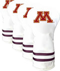 Team Golf NCAA White Vintage Driver Golf Club Headcover, Form Fitting Design, Retro Design