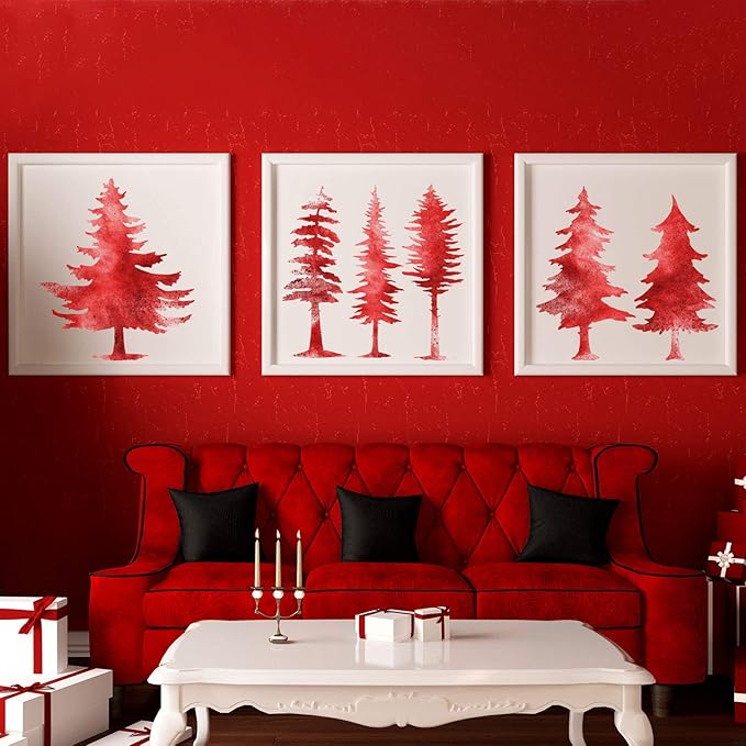 8 Pieces Pine Tree Stencils Art Painting Templates Stencils - Image 4