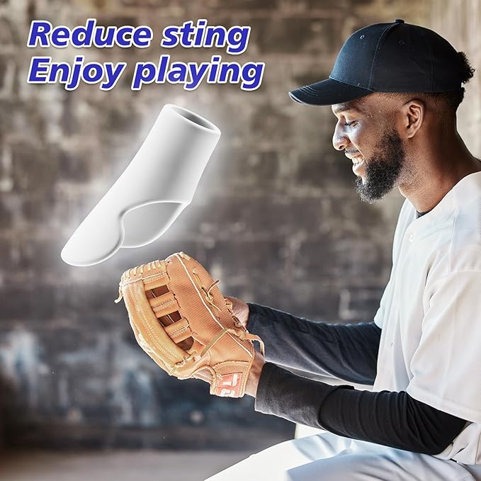 Catcher's Thumb Shield Baseball Thumb Guard for Baseball & Softball Catchers Thumb Protector for Baseball Catcher Gear Training Aid Catcher Accessories Reduce Sting