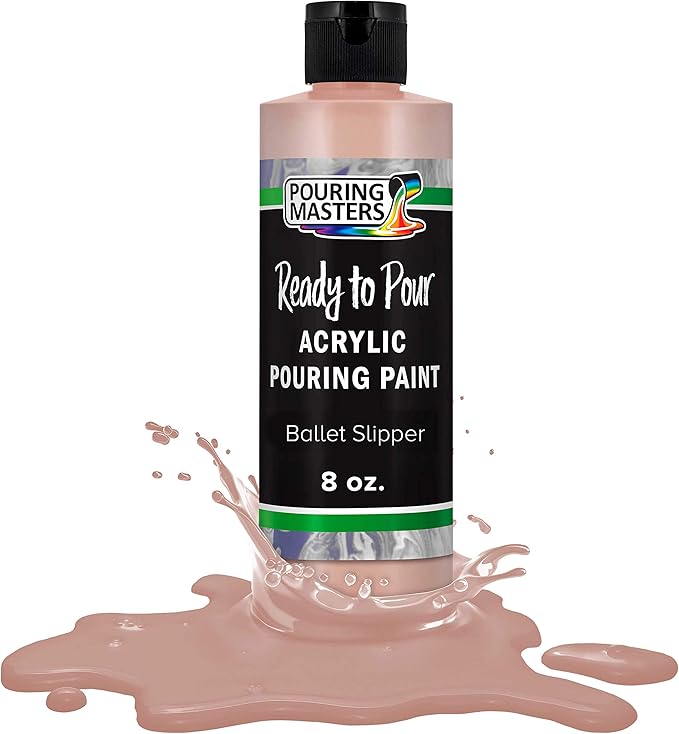 POURING MASTERS Ballet Slipper Acrylic Ready to Pour Pouring Paint by Pouring+Masters
