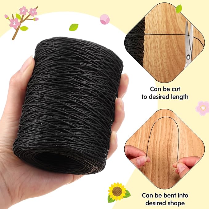 Syhood Floral Vine Bind Wire Rustic Wrapping Wire - Image 3