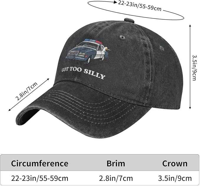Funny Goose Hat Silly Goose On The Loose Hat Men Baseball Hats Funny Cap