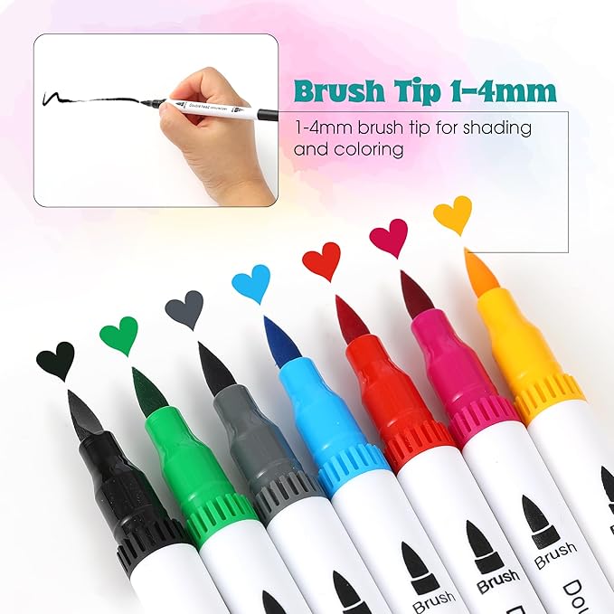 Water-based Ink Brush Markers Pens - Image 5