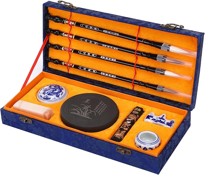 MEGREZ Chinese Calligraphy Set for Beginners, Comes by MEGREZ