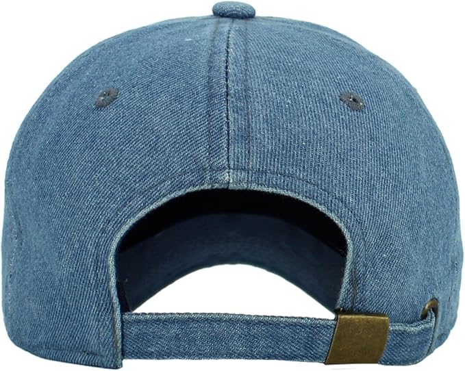KBETHOS Classic Unisex Cotton Adjustable Low Crown Baseball Cap – Plain Dad Hat