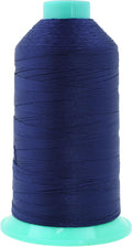 Mandala Crafts Bonded Nylon Thread Navy Blue Heavy Duty Sewing Threads by MandalaCrafts
