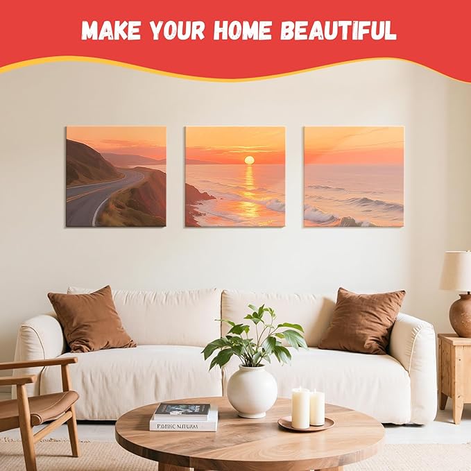 Simetufy 10x10inch Square Canvas Boards - Image 7