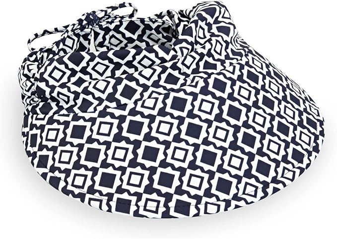 Wallaroo Hat Company Women’s Aqua Sun Visor – UV Sun Protection, Water Friendly, Packable Design, Adjustable, Medium Size