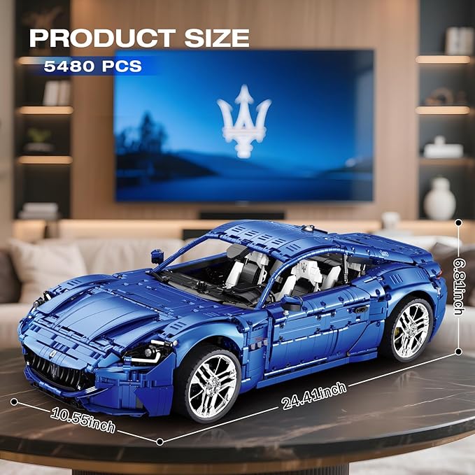 Reobrix Sports Car Building Blocks Set - Image 5