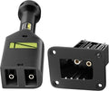DRIVE UP EZGO TXT Medalist 36V PowerWise Charger Receptacle and W/Handle Plug, EZGO Charger Receptacle Fits EZGO TXT 1996-Up Electric Golf Cart, 73345-G01, 73063-G01