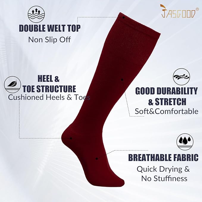 JASGOOD 2 Pack Baseball Socks and Belt Combo Set Softball Socks and Belts Elastic Waist Belt for Youth and Adult Boys