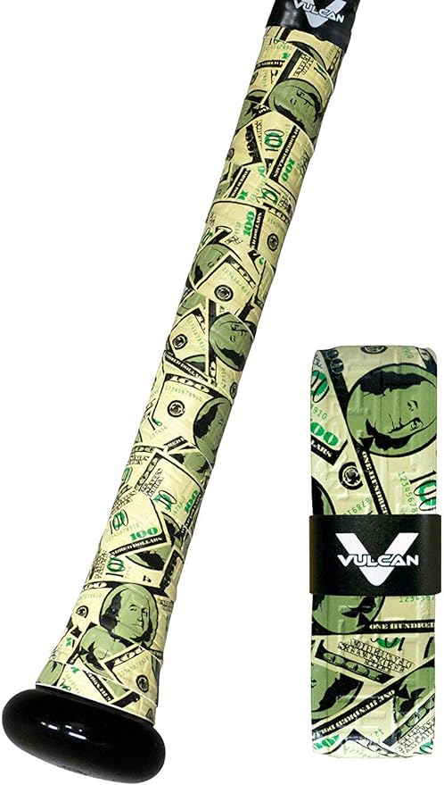 Vulcan | 0.50mm / 1.00mm / 1.75mm Bat Grip | Baseball/Softball | Multiple Colors