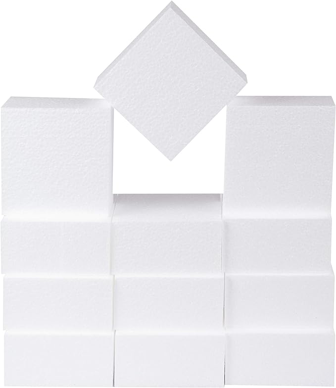 Silverlake 4x4x2 Craft Foam for Styrofoam Block Projects by SilverlakeCraftFoam