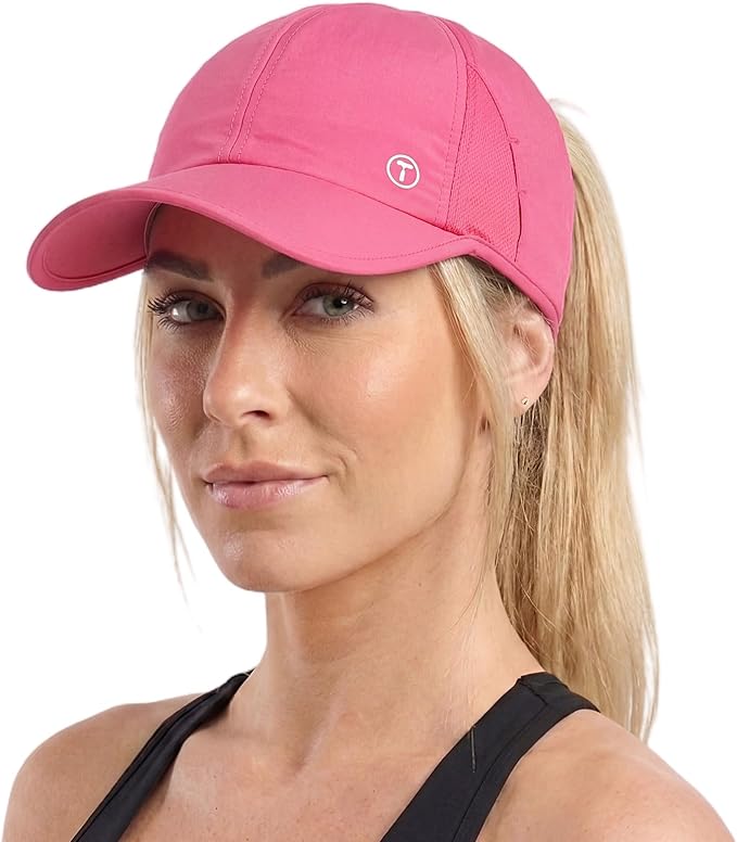 TOP-EX Cooling UV 50 High Ponytail Baseball Cap for Women - Most Women Start with S/M - Breathable for Running Golf Sports