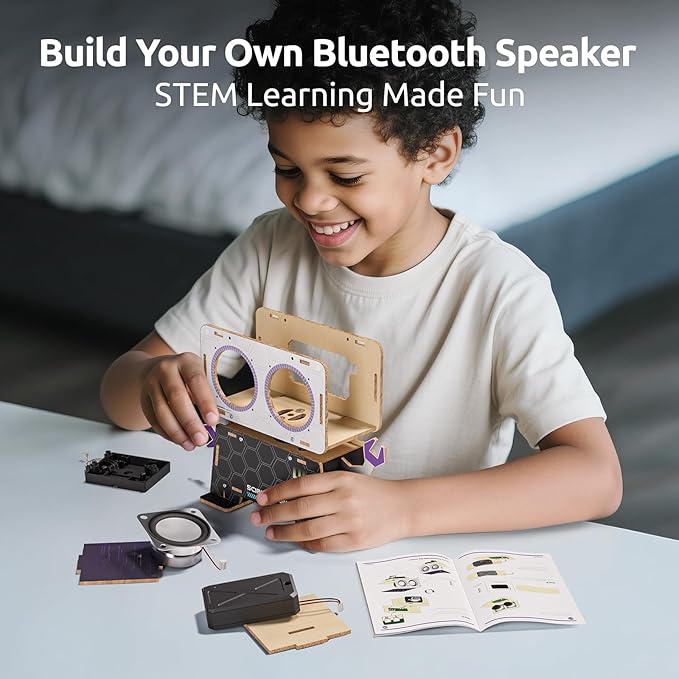 Science Can Stem Toys DIY Bluetooth Speaker, Build Your Robot Bluetooth Speaker - Image 2