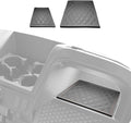 Xtreme MATS 2024-2025 EZGO RXV Compatible Dash Mat for Golf Carts - Double Diamond Rubber Liner for GolfCar Cubbies - Glovebox Liner- Golf Cart Accessory (All Black Trim, EZGO RXV 2024+)