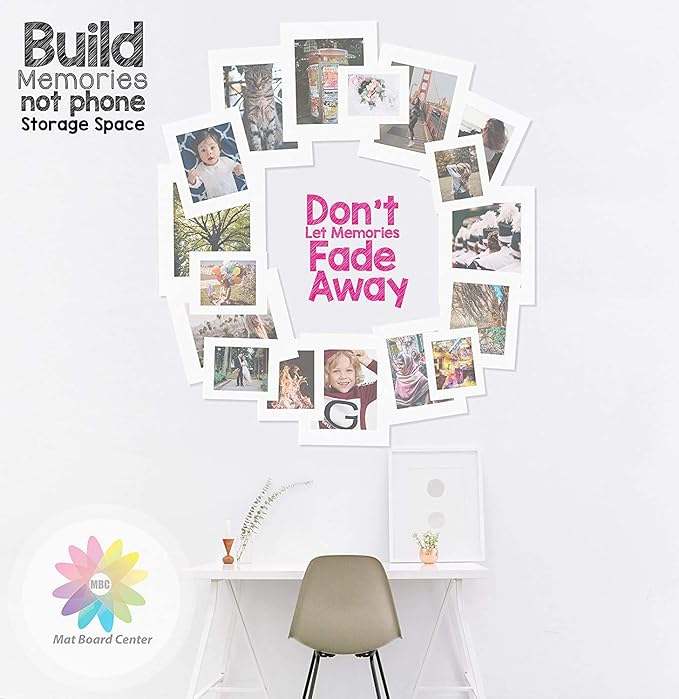 Mat Board Center, 8x10 for 4x6 White Photo Picture Mats - Image 5