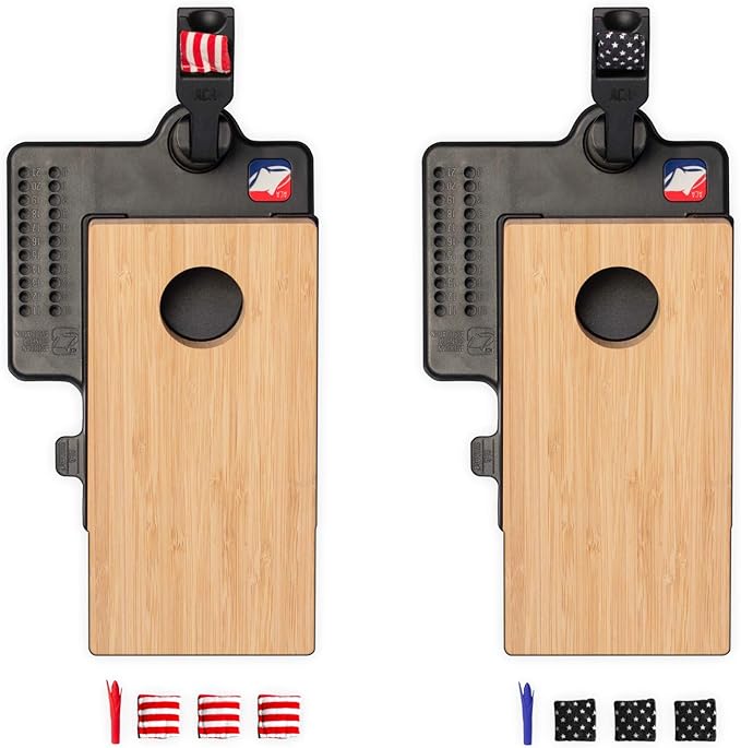 ACA American Cornhole Association Table Top Mini Cornhole Game Set by ACAAmericanCornholeAssociation