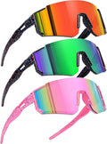 SEKKAF Youth Baseball Sunglasses Kids Sports Sunglasses for Boys Girls Softball Cycling Glasses UV400 Protection