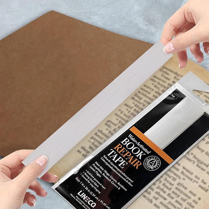 Lineco, Water-Activated Book Repair Tape, - Image 7