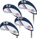 Craftsman Golf US Flag Neoprene Golf Club Head Cover Wedge Iron Protective Headcover for Callaway, Ping, Taylormade, Cobra, Etc.