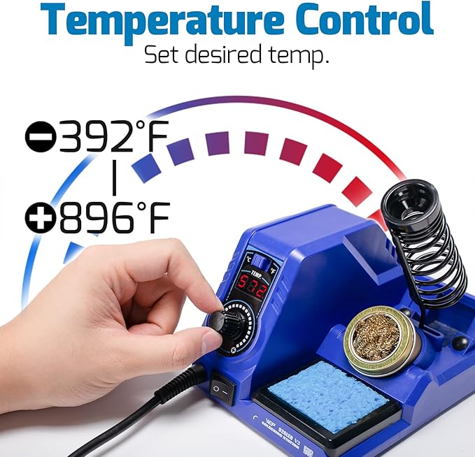 WEP 926LED V3 Soldering Station 130W MAX Soldering Iron Kit - Image 4
