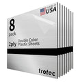 Trotec | Metallic Looking Acrylic Sheet | 12"x12"x1/16, Name Plate | USA Made by TrotecEngravingSupplies